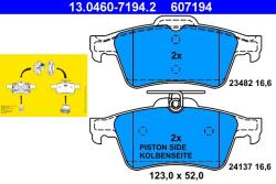 ATE Set placute frana ATE 13.0460-7194.2 (13.0460-7194.2)