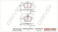 Dr! ve+ Set placute frana, frana disc Dr! ve+ DP1010.10. 0929 - fixbox
