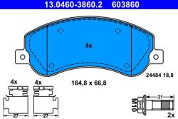 ATE Set placute frana ATE 13.0460-3860.2 (13.0460-3860.2)