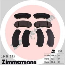 ZIMMERMANN Set placute frana ZIMMERMANN 23488.155. 1 (23488.155.1)