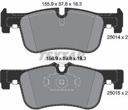 TEXTAR Set placute frana TEXTAR 2501401 (2501401) - fixbox
