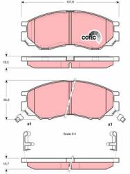 TRW Set placute frana TRW GDB1286 (GDB1286)