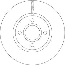 TRW Disc frana TRW DF6509 (DF6509) - fixbox