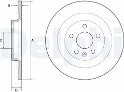 DELPHI Disc frana DELPHI BG4966C (BG4966C) - fixbox