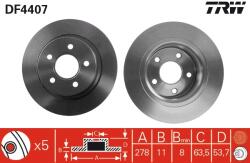 TRW Disc frana TRW DF4407 (DF4407) - fixbox