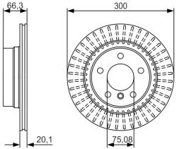 Bosch Disc frana BOSCH 0 986 479 044 (0 986 479 044) - fixbox