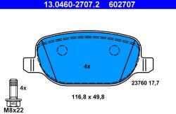 ATE Set placute frana ATE 13.0460-2707.2 (13.0460-2707.2) - fixbox