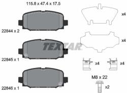 TEXTAR Set placute frana TEXTAR 2284401 (2284401) - fixbox