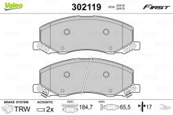 VALEO Set placute frana VALEO 302119 (302119)