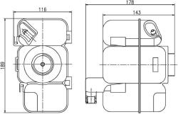 MAHLE Vas de expansiune, racire MAHLE CRT 206 000S (CRT 206 000S)