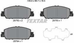 TEXTAR Set placute frana TEXTAR 2579201 (2579201)