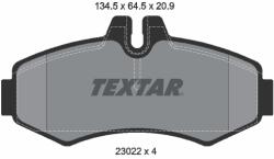 TEXTAR Set placute frana TEXTAR 2302201 (2302201)