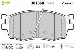 VALEO Set placute frana VALEO 301868 (301868)