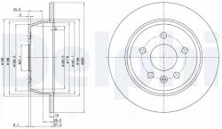 DELPHI Disc frana DELPHI BG3241 (BG3241) - fixbox
