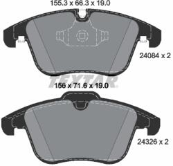 TEXTAR Set placute frana TEXTAR 2408401 (2408401) - fixbox