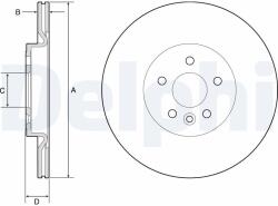 DELPHI Disc frana DELPHI BG4786C (BG4786C) - fixbox