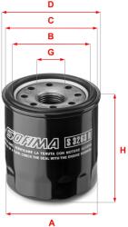 SOFIMA Filtru ulei SOFIMA S 3263 R (S 3263 R) - fixbox