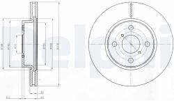 DELPHI Disc frana DELPHI BG4116C (BG4116C) - fixbox