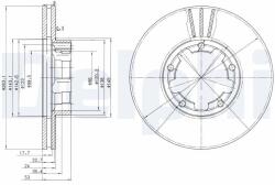 DELPHI Disc frana DELPHI BG3245 (BG3245) - fixbox