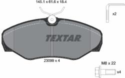 TEXTAR Set placute frana TEXTAR 2309902 (2309902) - fixbox