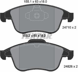 TEXTAR Set placute frana TEXTAR 2471001 (2471001)