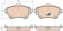 TRW Set placute frana TRW GDB1933 (GDB1933)