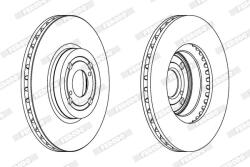FERODO Disc frana FERODO DDF1461C (DDF1461C)
