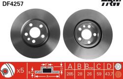 TRW Disc frana TRW DF4257 (DF4257) - fixbox