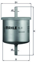 MAHLE Filtru combustibil MAHLE KL 61 (KL 61) - fixbox