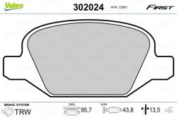 VALEO Set placute frana VALEO 302024 (302024)