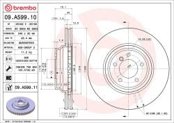 BREMBO Disc frana BREMBO 09. A599.11 (09.A599.11)