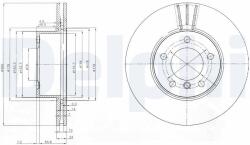 DELPHI Disc frana DELPHI BG3998C (BG3998C) - fixbox
