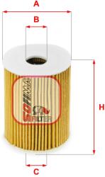 SOFIMA Filtru ulei SOFIMA S 5091 PE (S 5091 PE) - fixbox