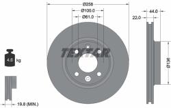 TEXTAR Disc frana TEXTAR 92255203 (92255203)