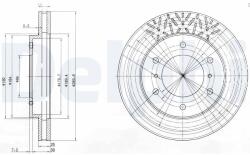 DELPHI Disc frana DELPHI BG3812 (BG3812) - fixbox
