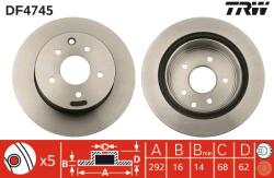 TRW Disc frana TRW DF4745 - fixbox