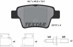 TEXTAR Set placute frana TEXTAR 2473701 (2473701) - fixbox