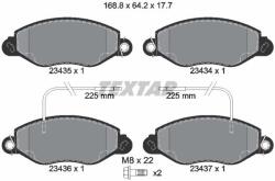 TEXTAR Set placute frana TEXTAR 2343501 (2343501)