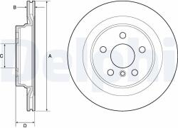 DELPHI Disc frana DELPHI BG4778C (BG4778C) - fixbox