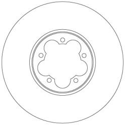 TRW Disc frana TRW DF6921S (DF6921S)