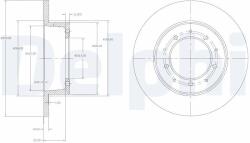 DELPHI Disc frana DELPHI BG2799 (BG2799) - fixbox