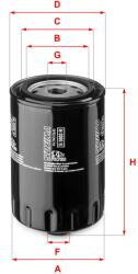 SOFIMA Filtru ulei SOFIMA S 5603 R (S 5603 R) - fixbox