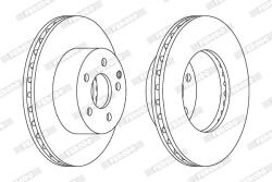 FERODO Disc frana FERODO DDF1668C (DDF1668C)
