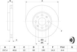 Bosch Disc frana BOSCH 0 986 479 223 (0 986 479 223) - fixbox