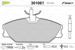 VALEO Set placute frana VALEO 301061 (301061)