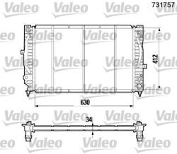 VALEO Radiator, racire motor VALEO 731757