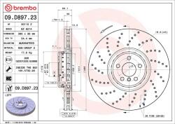 BREMBO Disc frana BREMBO 09. D897.23 (09.D897.23)