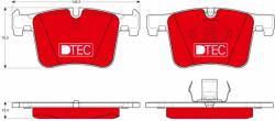 TRW Set placute frana TRW GDB1942DTE (GDB1942DTE)