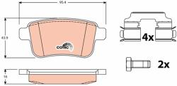 TRW Set placute frana TRW GDB1786 (GDB1786)