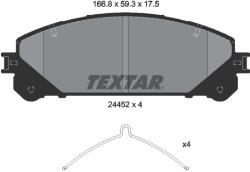 TEXTAR Set placute frana TEXTAR 2445201 (2445201) - fixbox